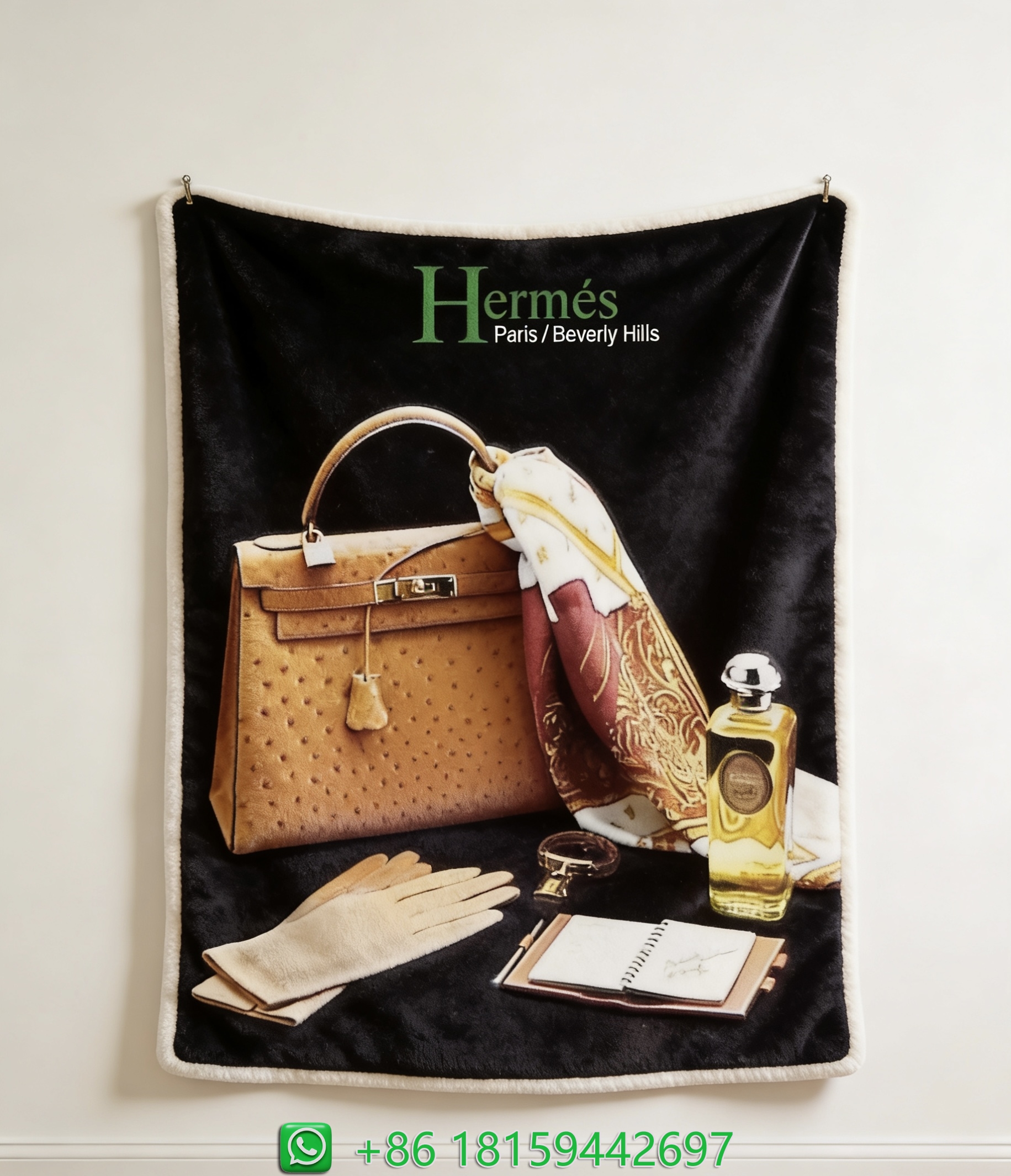 Hermes Throw Blankets
